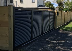 louvred Sliding gates in Auckland